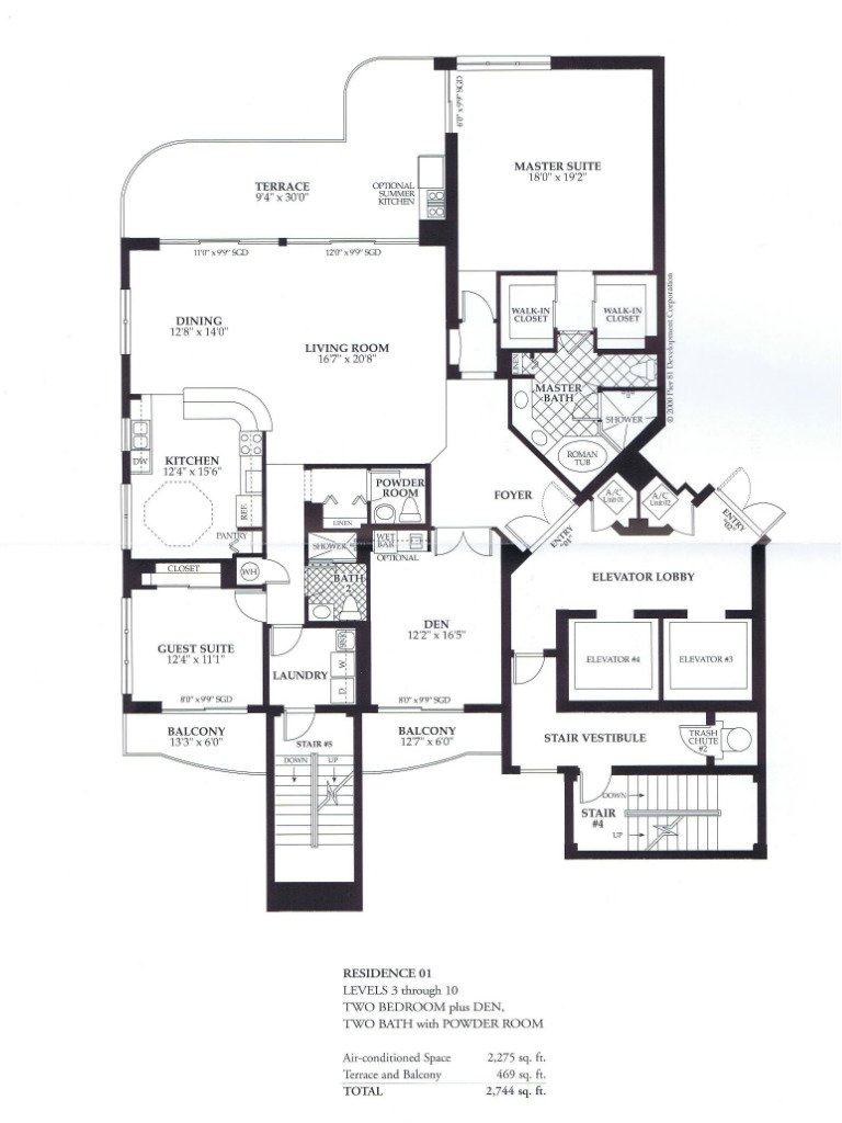 Waterfront Condo Floor Plans - Pier 81 - Marco Island, FL